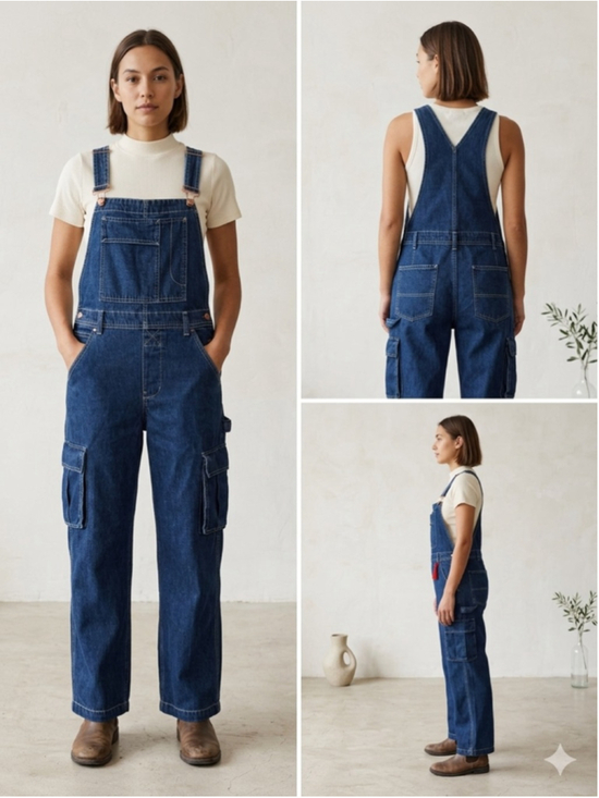 GAP Pants - Gap Denim Carpenter Cargo Overalls Jumpsuit - Size S